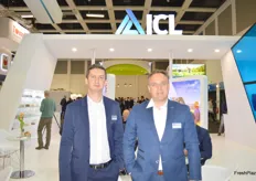 ICL Fertilisers stand was busy with many meetings held as Artem Rosliakov and Franz Prieschl can attest.